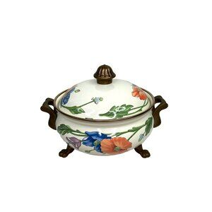 Villeroy & Boch Cookware Fondue Warmer With Lid Handles Rare